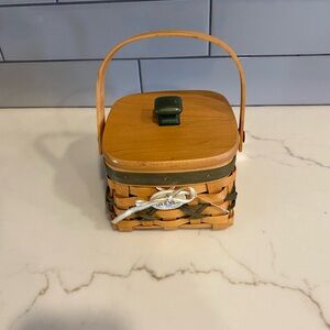 Longaberger “Let It Snow” basket